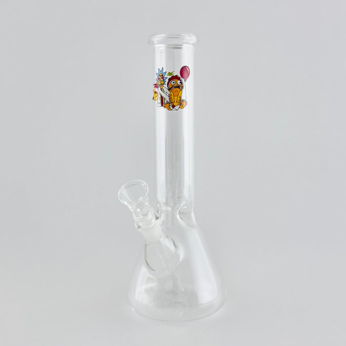 10" Cartoon Glass Beaker Bong | Jupiter Grass