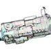 Fortune | 24" Electroplated Gatling Gun Glass Bong with Hardwood Stand | Jupiter Grass