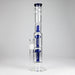 16" Triple Perc Straight Tube – Premium Glass Bong with Maximum Filtration | Jupiter Grass