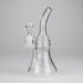 Nami Glass | 9" Ripple Dab Rig – Premium Borosilicate with Signature Inline Design | Jupiter Grass