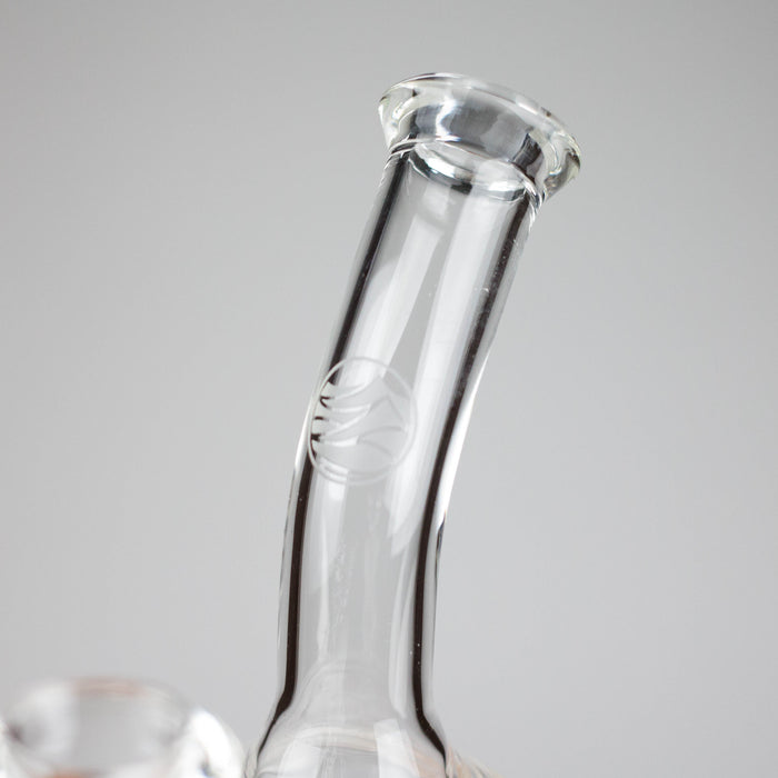 Nami Glass | 9" Ripple Dab Rig – Premium Borosilicate with Signature Inline Design | Jupiter Grass