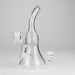 Nami Glass | 9" Ripple Dab Rig – Premium Borosilicate with Signature Inline Design | Jupiter Grass
