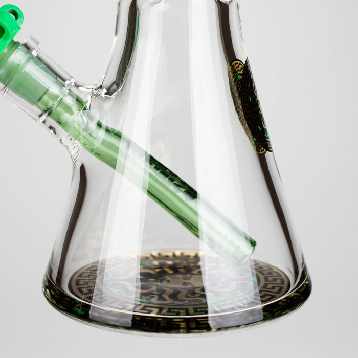 Medusa | 12" 9mm Beaker Bong – Extra Thick Bottom | Jupiter Grass