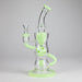 9" Fab Klein Recycler – Premium Glass Rig with Matrix Perc for Superior Filtration | Jupiter Grass