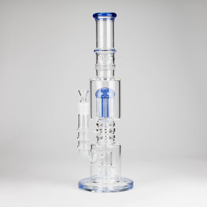 16" Glass Bong – 10-Arm Tree Perc with Matrix Perc for Maximum Filtration | Jupiter Grass