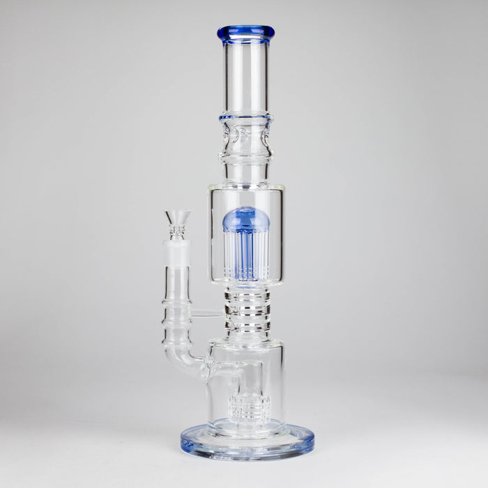 16" Glass Bong – 10-Arm Tree Perc with Matrix Perc for Maximum Filtration | Jupiter Grass