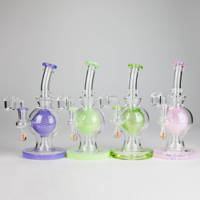 8" Ball Rig – Compact Dab Rig with Quartz Banger | Jupiter Grass