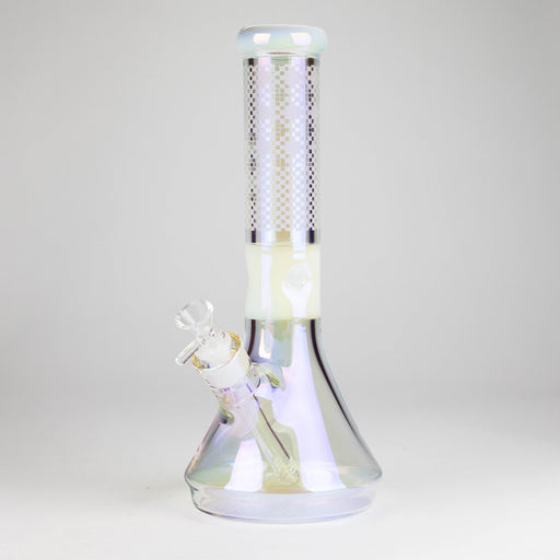 12.5" Hologram Beaker Glass Bong | Jupiter Grass