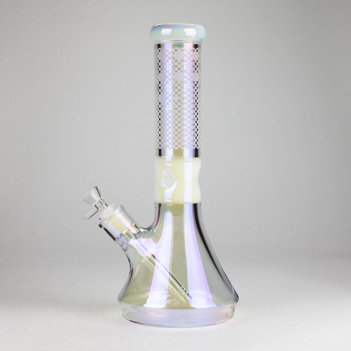 12.5" Hologram Beaker Glass Bong | Jupiter Grass