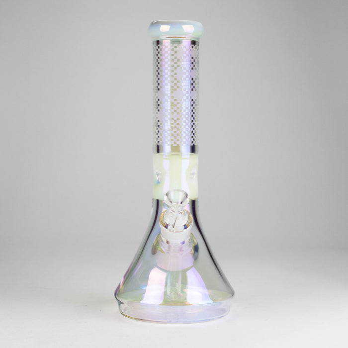 12.5" Hologram Beaker Glass Bong | Jupiter Grass