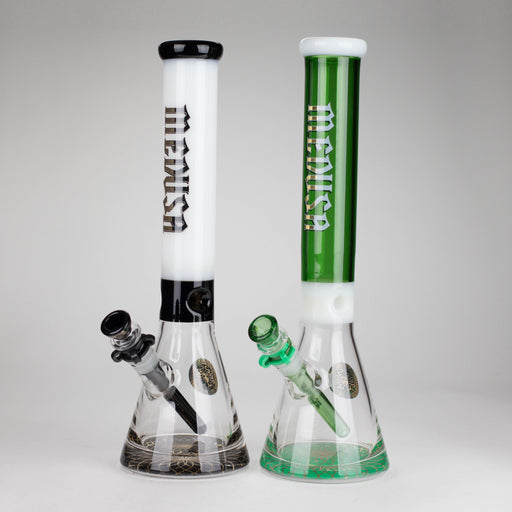 Medusa | 16" 7mm Glass Beaker Bong – Premium Thick Glass | Jupiter Grass