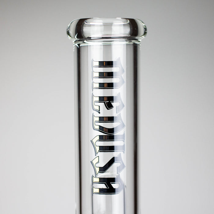Medusa | 17" 7mm Double Tree Perc Glass Bong with Splash Guard | Jupiter Grass