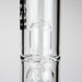 Medusa | 17" 7mm Double Tree Perc Glass Bong with Splash Guard | Jupiter Grass