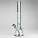 Medusa | 17" 7mm Double Tree Perc Glass Bong with Splash Guard | Jupiter Grass
