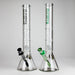 Medusa | 17" 7mm Double Tree Perc Glass Bong with Splash Guard | Jupiter Grass