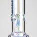 Trippy Glass | 17" 7mm Holographic Stemline Bong – Triple Diffused Perc with 18mm Bowl | Jupiter Grass