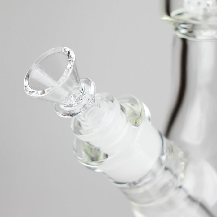 16" 7mm Colored Beaker Bong – Premium Thick Glass with Grid Perc | Jupiter Grass