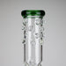 16" Triple Perc Straight Tube – Premium Glass Bong with Maximum Filtration | Jupiter Grass