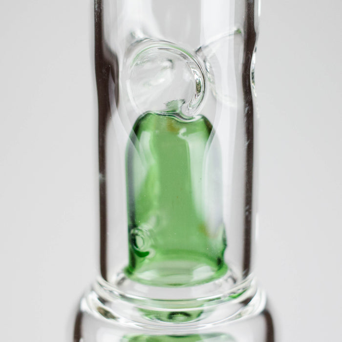 16" Triple Perc Straight Tube – Premium Glass Bong with Maximum Filtration | Jupiter Grass