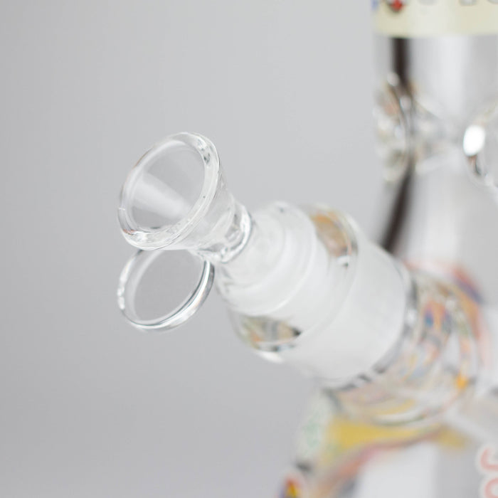 14" 7 mm Glass Bong With Cartoon Sponge Design [AQ0421-2] | Jupiter Grass