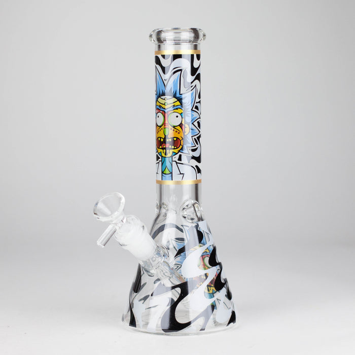10" Glow-in-the-Dark Glass Beaker Bong [BH1351] | Jupiter Grass
