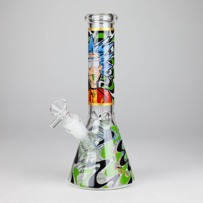 10" Glow-in-the-Dark Glass Beaker Bong [BH1351] | Jupiter Grass