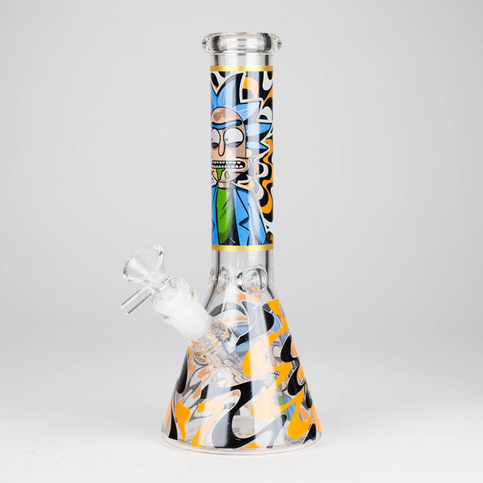 10" Glow-in-the-Dark Glass Beaker Bong [BH1351] | Jupiter Grass