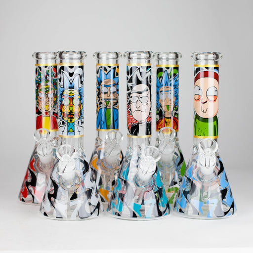 10" Glow-in-the-Dark Glass Beaker Bong [BH1351] | Jupiter Grass