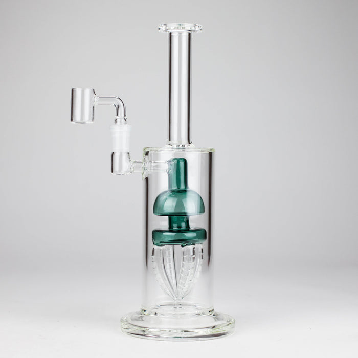 11" 2-in-1 Glass Dab Rig with Percolator [BH141] | Jupiter Grass