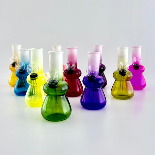 5" Mini Colour Water Pipe - 10 Assorted Colours | Jupiter Grass