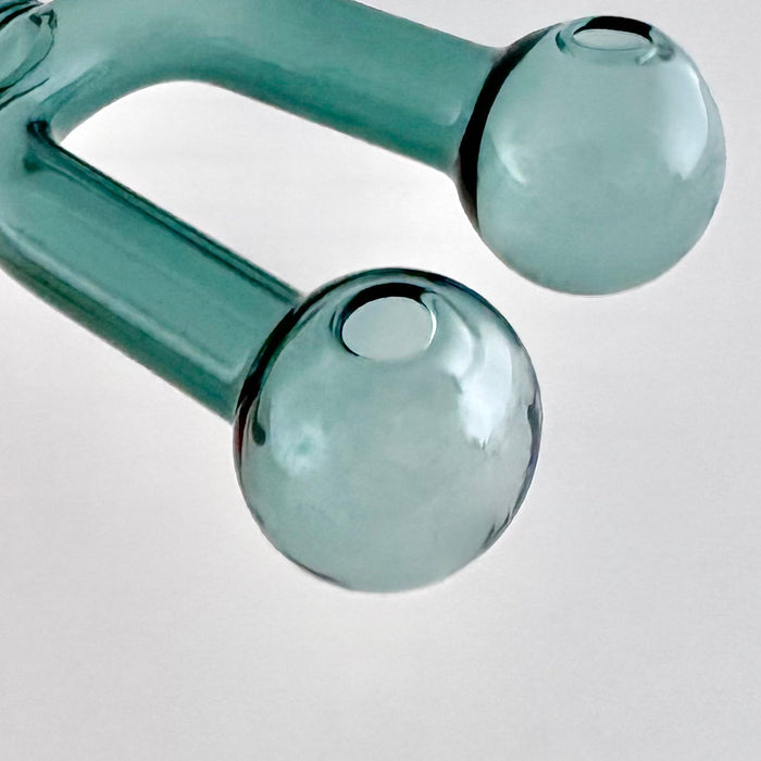 6" Double Hole Oil Burner Pipe – Assorted Colors-2CT | Jupiter Grass