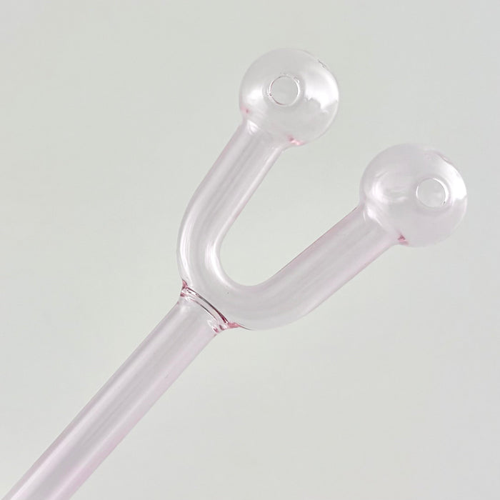 6" Double Hole Oil Burner Pipe – Assorted Colors-2CT | Jupiter Grass
