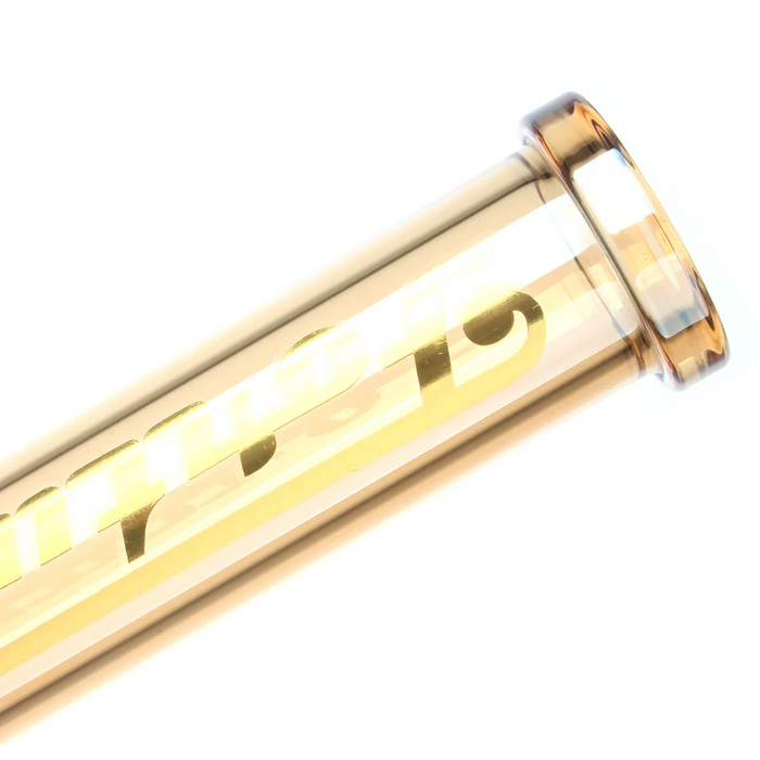 Fortune | 12" Hexagon Electroplated Barrel Base Glass Bong | Jupiter Grass