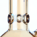 Fortune | 12" Hexagon Electroplated Barrel Base Glass Bong | Jupiter Grass