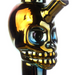 Fortune | 14" 7mm Electroplated Skull Glass Bong | Jupiter Grass