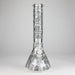 14" Glow-in-the-Dark Egyptian Design Beaker Bong – 7mm Thick | Jupiter Grass