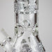 14" Glow-in-the-Dark Egyptian Design Beaker Bong – 7mm Thick | Jupiter Grass