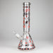 14" Honey Bee Glow-in-the-Dark Glass Beaker Bong – 7mm Thick  [A25] | Jupiter Grass