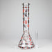 14" Honey Bee Glow-in-the-Dark Glass Beaker Bong – 7mm Thick  [A25] | Jupiter Grass