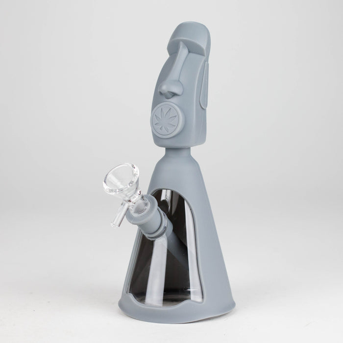 8" Resurrected stone statue water pipe