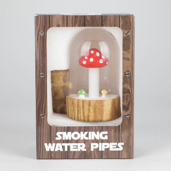 6" Waterwheel water pipe-Mushroom | Jupiter Grass