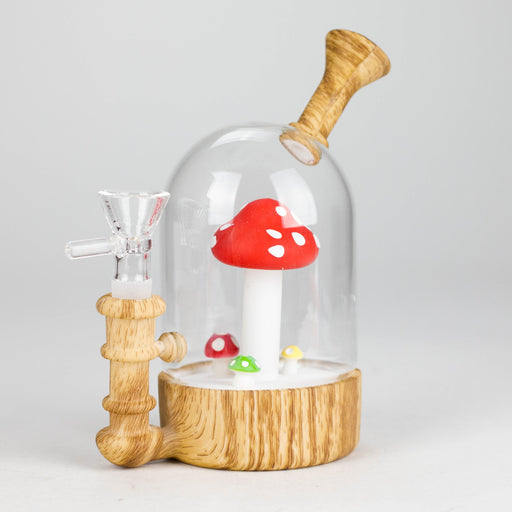 6" Waterwheel water pipe-Mushroom | Jupiter Grass