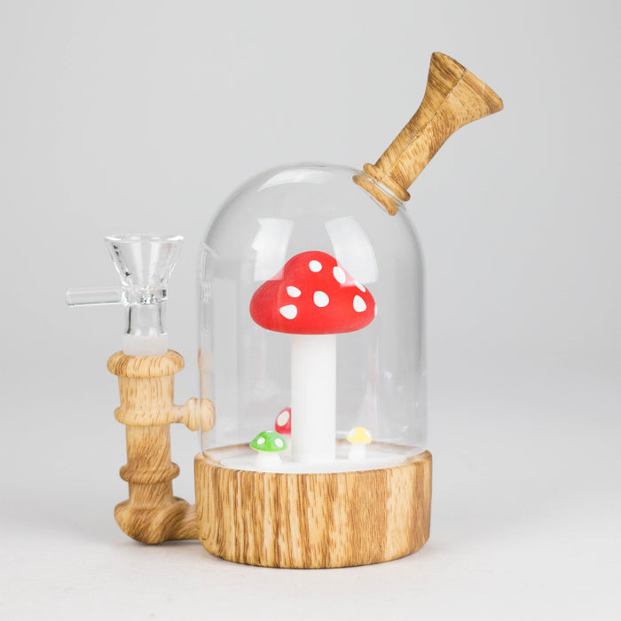 6" Waterwheel water pipe-Mushroom | Jupiter Grass
