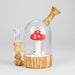 6" Waterwheel water pipe-Mushroom | Jupiter Grass