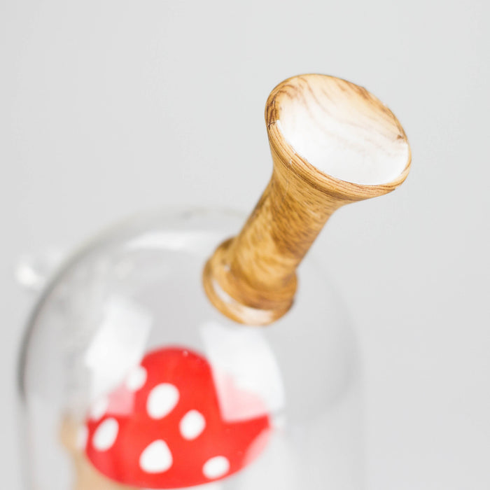 6" Waterwheel water pipe-Mushroom | Jupiter Grass