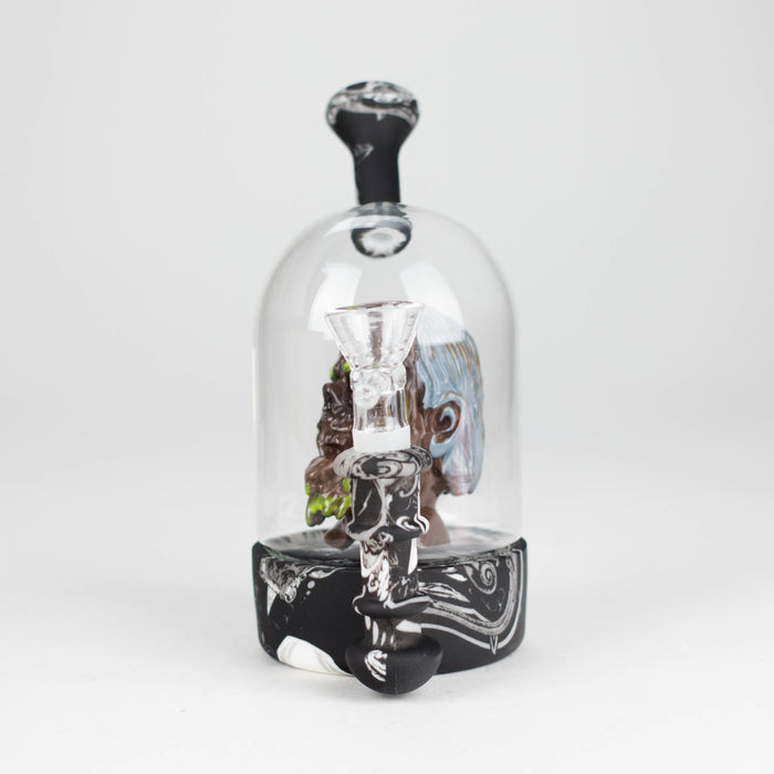 6" Waterwheel water pipe-Clown | Jupiter Grass