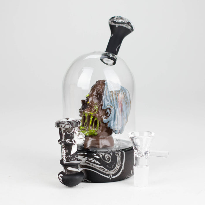 6" Waterwheel water pipe-Clown | Jupiter Grass