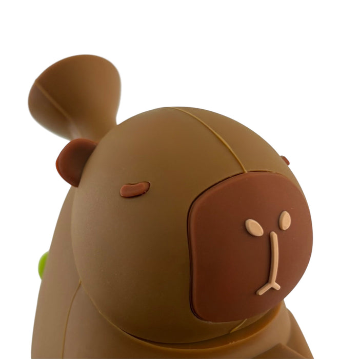 6" Capybara Silicone Water Pipe