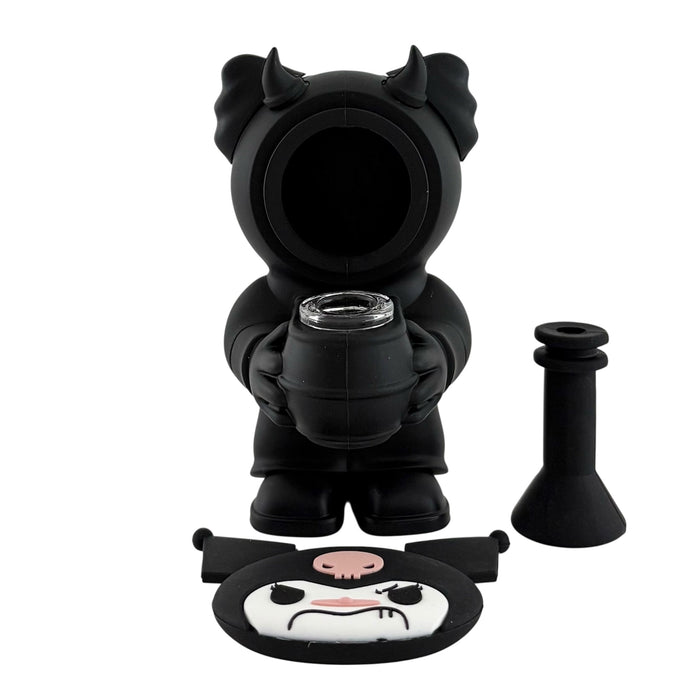 6" Silicone Character Water Pipe Assorted Colors