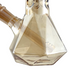 10" Geometric Hexagon Electroplated Glass Bong | Jupiter Grass